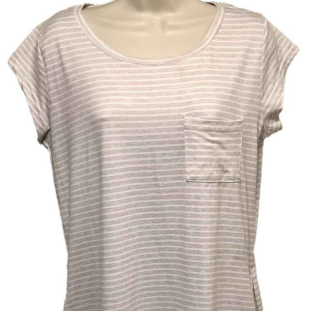 EUC Nicole Miller Striped T-Shirt Dress Size: Medium